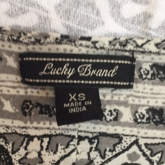 Lucky Brand women’s blouse. Peasant style. Size XS - Picture 2 of 10